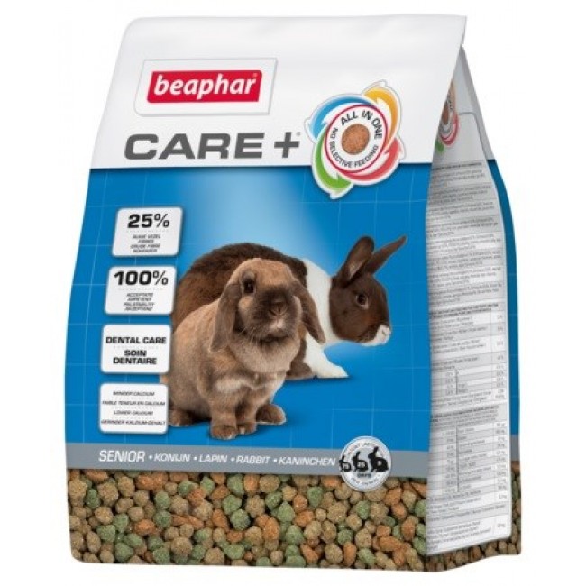 Beaphar Care+ Senior Rabbit Food for over 6 years - 1.5 kg Beaphar Care+ Senior Rabbit Food for over 6 years - 1.5 kg
