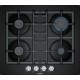 Bosch Serie 4 PNP6B6B90 hob Black Built-in 60 cm Gas 4 zone(s) Bosch Serie 4 PNP6B6B90 hob Black Built-in 60 cm Gas 4 zone(s)