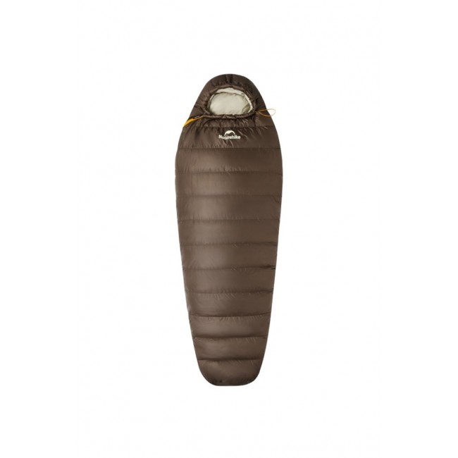 Sleeping bag Snowbird Duck Down 400 L CNK2550WS014 dark brown NATUREHIKE Sleeping bag Snowbird Duck Down 400 L CNK2550WS014 dark brown NATUREHIKE