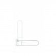 Toilet handrail, bathroom hinged handle White