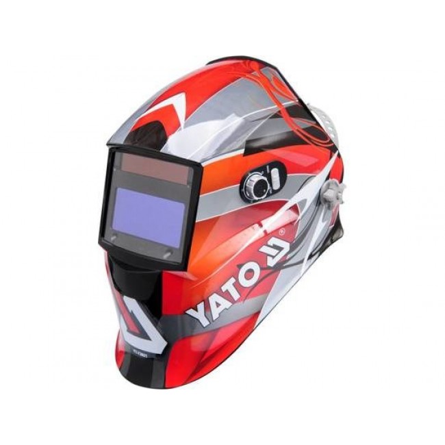 Yato YT-73921 welding mask/helmet Welding helmet with auto-darkening filter Black, Red, Silver Yato YT-73921 welding mask/helmet Welding helmet with auto-darkening filter Black, Red, Silver