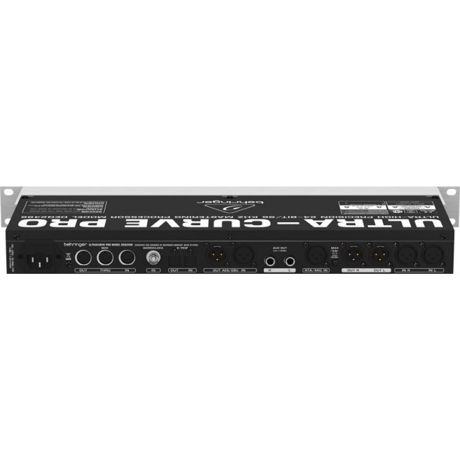 Behringer DEQ2496 digital loudspeaker processor Behringer DEQ2496 digital loudspeaker processor
