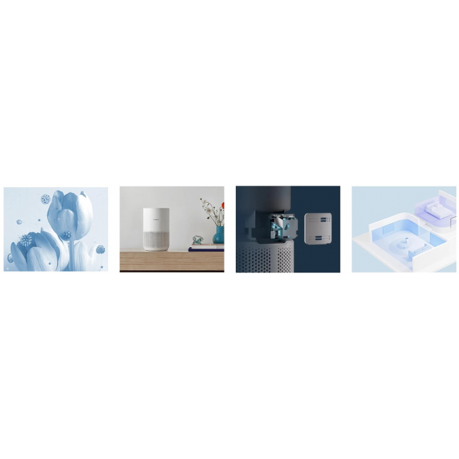 Xiaomi Smart Air Purifier 4 Compact 27 m 60 dB 27 W White Xiaomi Smart Air Purifier 4 Compact 27 m 60 dB 27 W White