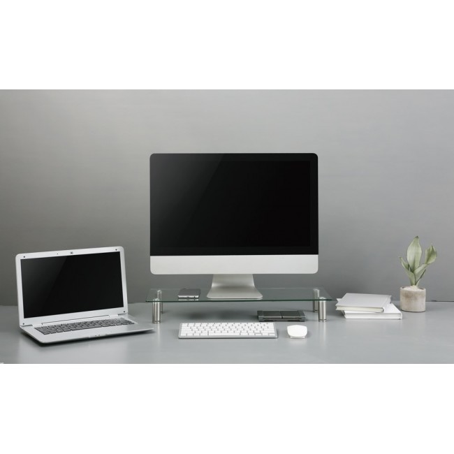 Gembird MS-TABLE-GM-01 Glass monitor stand, medium Gembird MS-TABLE-GM-01 Glass monitor stand, medium