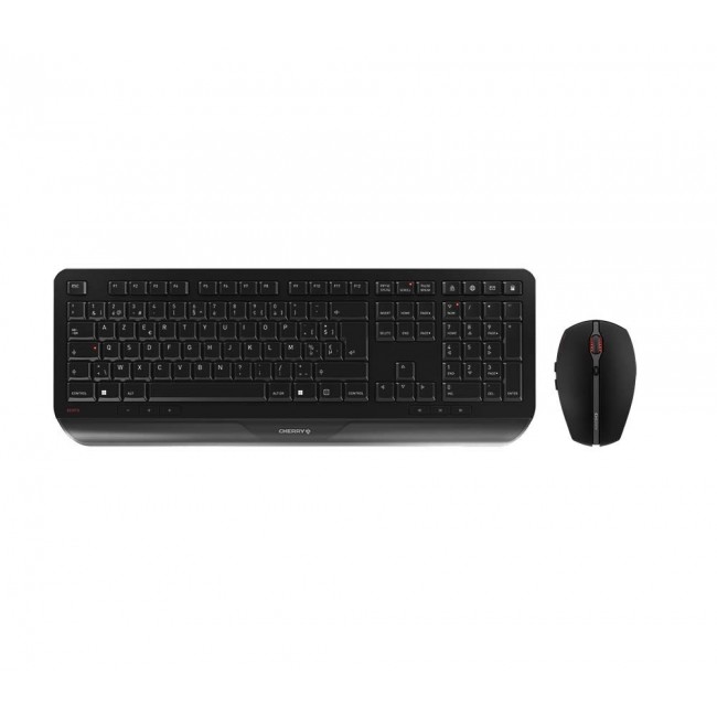 CHERRY Gentix Desktop keyboard Mouse included Office RF Wireless Swiss Black CHERRY Gentix Desktop keyboard Mouse included Office RF Wireless Swiss Black