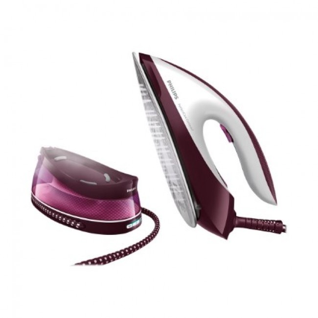 Philips GC7842/40 steam ironing station 2400 W 1.5 L SteamGlide Plus soleplate Purple, White Philips GC7842/40 steam ironing station 2400 W 1.5 L SteamGlide Plus soleplate Purple, White