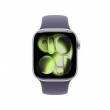 Apple Watch Series 11 GPS 42mm Silver Aluminium Case with Purple Fog Sport Band - S/M