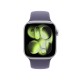 Apple Watch Series 11 GPS 42mm Silver Aluminium Case with Purple Fog Sport Band - S/M