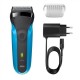 Braun Series 3 310s Foil shaver Trimmer Black, Blue Braun Series 3 310s Foil shaver Trimmer Black, Blue