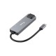 Equip 5 in 1 Multifunctional Adapter, 2.5GbE, USB-A x 2, USB-C x 1, USB-C , 100W USB PD