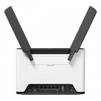 Mikrotik Chateau LTE7 ax wireless router Gigabit Ethernet Dual-band (2.4 GHz / 5 GHz) 4G Black, White