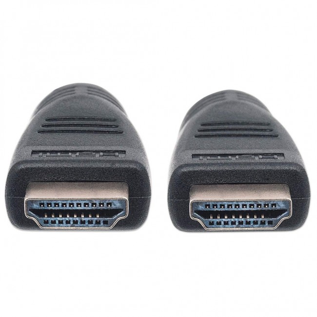 Manhattan HDMI 4K@60Hz Cable with Ethernet - CL3 rated, 10m, Suitable for In-Wall use, For ALL 4K & 1080p/HD uses - when upgrading now or have it ready for when you need it, Male to Male, Black, Ultra HD 4k x 2k, Lifetime Warranty, Premium High Speed Manhattan HDMI 4K@60Hz Cable with Ethernet - CL3 rated, 10m, Suitable for In-Wall use, For ALL 4K & 1080p/HD uses - when upgrading now or have it ready for when you need it, Male to Male, Black, Ultra HD 4k x 2k, Lifetime Warranty, Premium High Speed