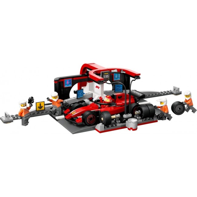 LEGO CITY 60443 F1 - Pit Stop & Pit Crew with Ferrari Car