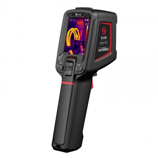 Guide Sensmart E2+ thermal imaging camera Vanadium Oxide Uncooled Focal Plane Arrays Black 256 x 192 pixels Built-in display LCD
