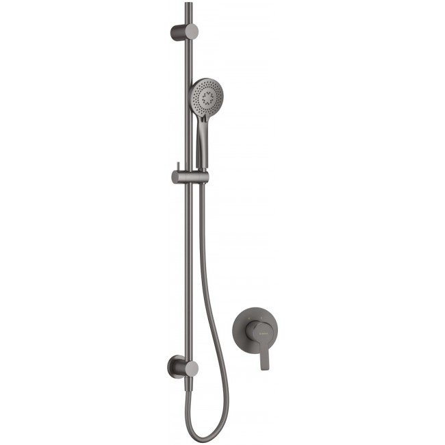 Concealed shower set with rail Concealed shower set with rail