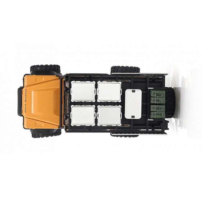 Amewi D90X28 Metall Scale Crawler gelb Radio-Controlled (RC) model Crawler truck Electric engine 1:28