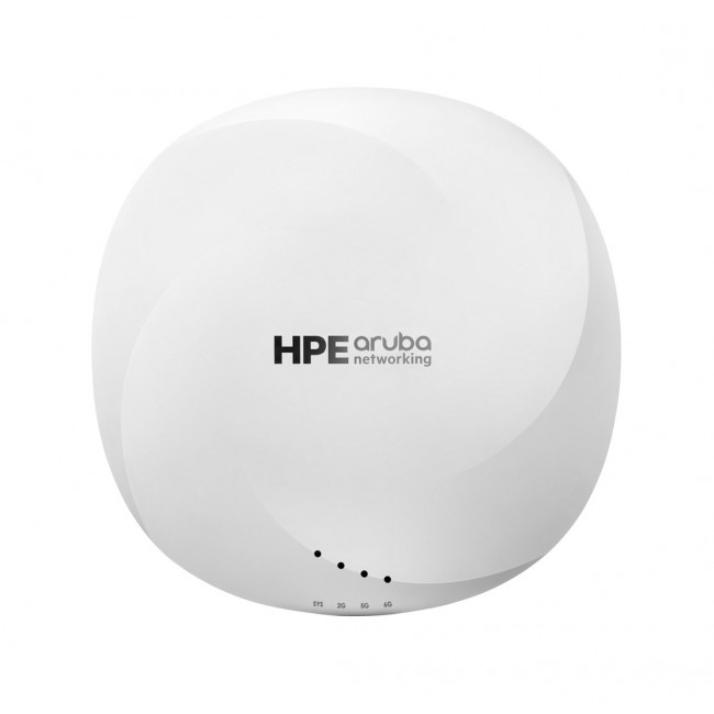 HPE Aruba Networking AP-635 (RW) Tri Radio 2x2 802.11ax Wi-Fi 6E Internal Antennas Campus AP