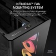 Corsair 4500X LX-R RGB Tempered Glass Mid-Tower, Black Midi Tower