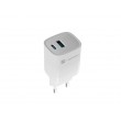 NATEC RIBERA GAN CHARGER 1X USB-A + 1X USB-C 30W WHITE NATEC RIBERA GAN CHARGER 1X USB-A + 1X USB-C 30W WHITE