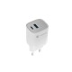 NATEC RIBERA GAN CHARGER 1X USB-A + 1X USB-C 30W WHITE NATEC RIBERA GAN CHARGER 1X USB-A + 1X USB-C 30W WHITE