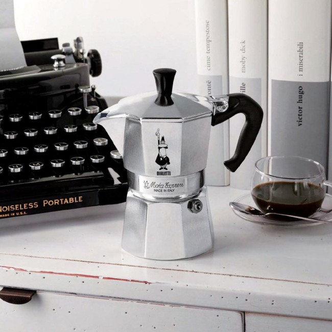 Bialetti Moka Express Moka pot 0.2 L Aluminium, Black Bialetti Moka Express Moka pot 0.2 L Aluminium, Black