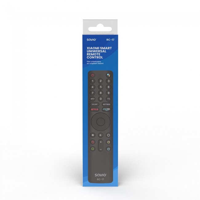 Savio SAVPILOTRC17 XIAOMI remote control IR/Bluetooth TV Press buttons
