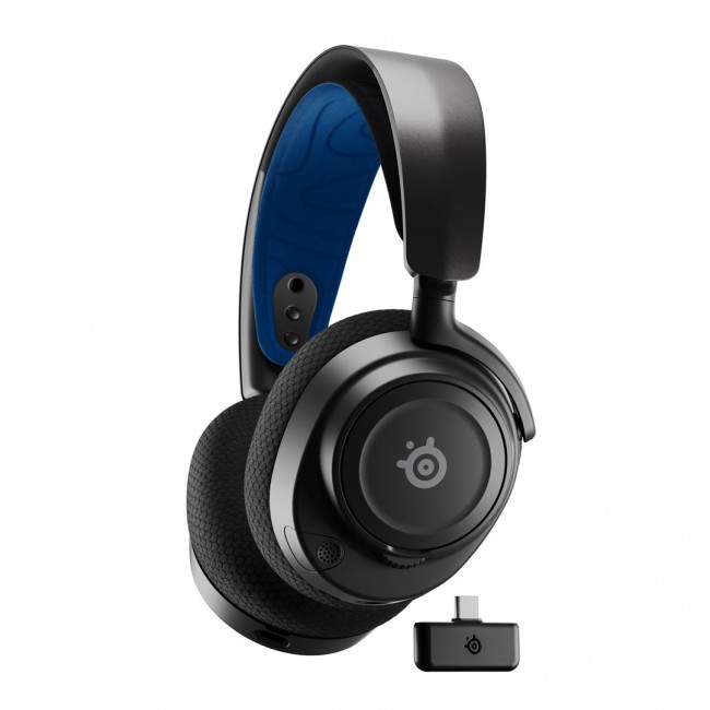 Steelseries Arctis Nova 7P Headset Wired & Wireless Head-band Gaming USB Type-C Bluetooth Black, Blue Steelseries Arctis Nova 7P Headset Wired & Wireless Head-band Gaming USB Type-C Bluetooth Black, Blue