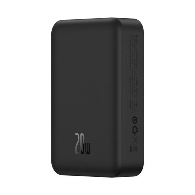 Baseus Magnetic Mini Powerbank Wireless charging 20000 mAh 20 W Black