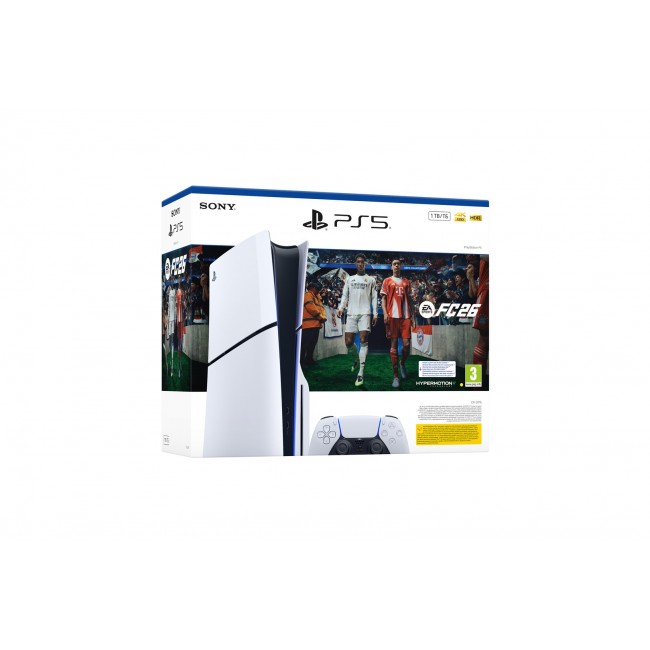 Sony Playstation 5 Standart FC26 Bundle 825 GB Wi-Fi Black, White Sony Playstation 5 Standart FC26 Bundle 825 GB Wi-Fi Black, White