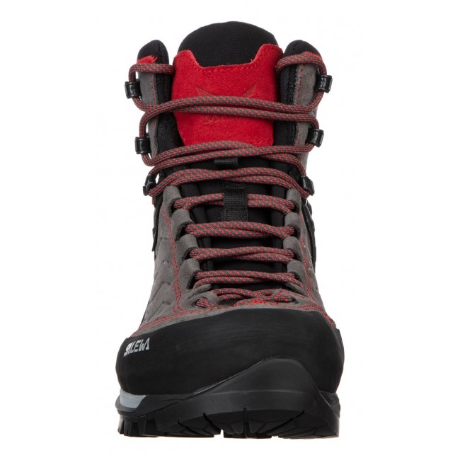 Salewa MTN Trainer Mid GTX Male Adult Charcoal, Grey, Red