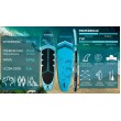 Deska SUP SKATINGER Octopus 335x86x15 cm Allround