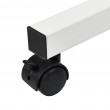 Maclean mobile desk/laptop stand, white, height adjustment 59-89cm, max. 30kg , MC-121 W