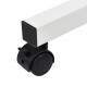 Maclean mobile desk/laptop stand, white, height adjustment 59-89cm, max. 30kg , MC-121 W