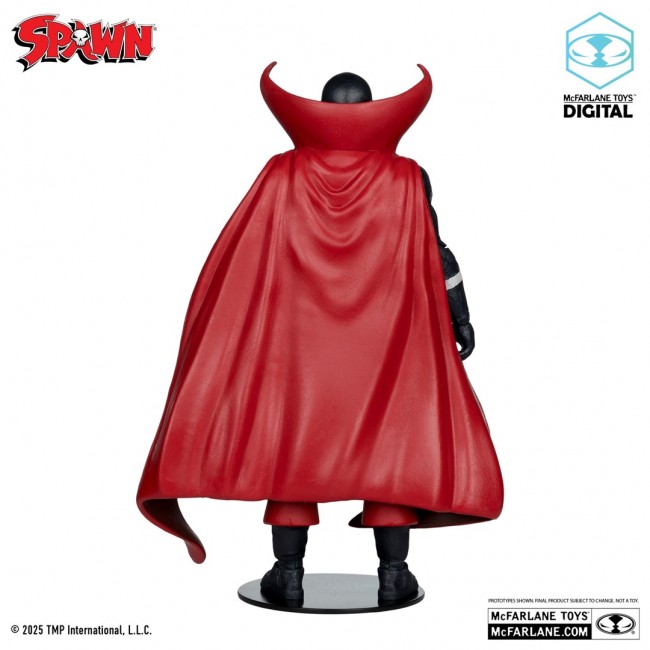 McFarlane Toys Spawn 77 (Black and Red) Comic and Digital Collectible Red Platinum Edition