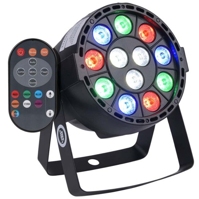 LIGHT4ME P12 LED PAR RGBW - remote-controlled stage lighting LIGHT4ME P12 LED PAR RGBW - remote-controlled stage lighting