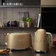 Smeg 50's Style Toaster TSF01CHMEU Champagne