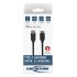 Ansmann 1700-0106 mobile phone cable Black 0.12 m USB C Lightning