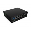 Lanberg ILFE-8P-1GE-1S-120 network switch Unmanaged Fast Ethernet (10/100) Power over Ethernet (PoE) 1U Black