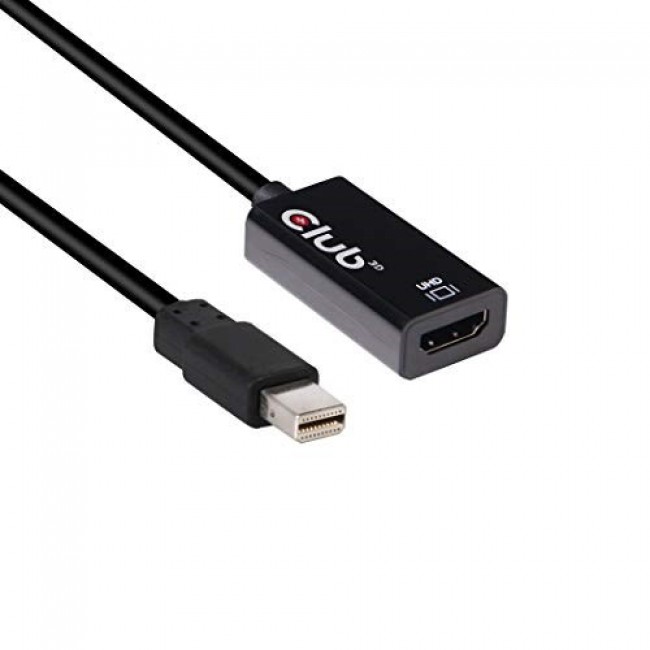 CLUB3D Mini DisplayPort 1.4 to HDMI 2.0b HDR Active Adapter