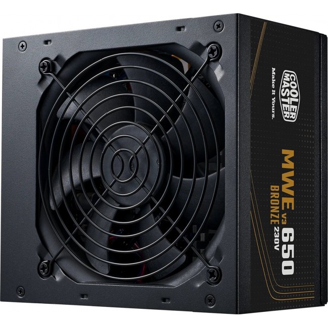 Cooler Master MWE Bronze 650 V3 230V power supply unit 650 W 24-pin ATX ATX Black Cooler Master MWE Bronze 650 V3 230V power supply unit 650 W 24-pin ATX ATX Black