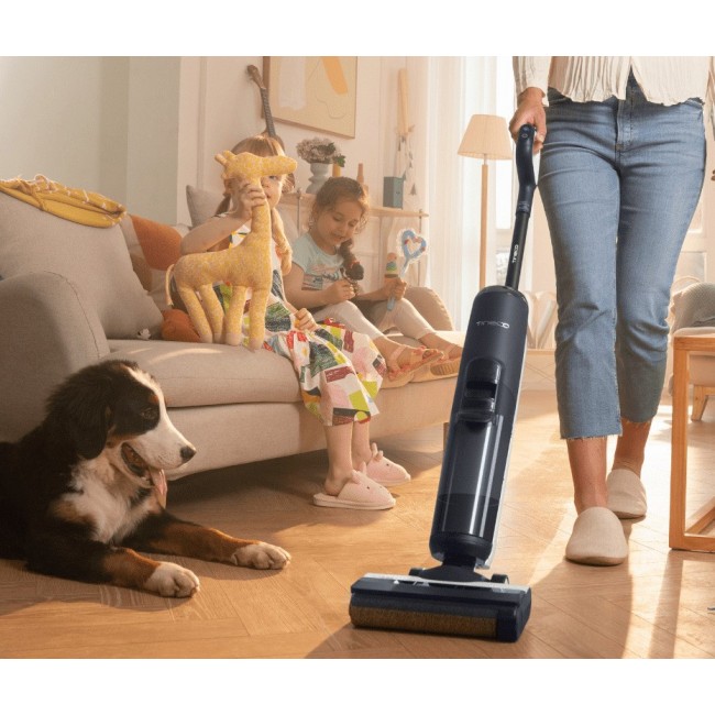 Tineco Floor One S6 Flashdry Pet Stick vacuum Battery Dry&wet HEPA Bagless Black, Dark Blue, Grey 4 Ah Tineco Floor One S6 Flashdry Pet Stick vacuum Battery Dry&wet HEPA Bagless Black, Dark Blue, Grey 4 Ah