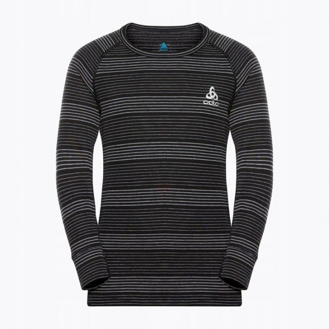 Odlo Set long ACTIVE WARM ECO SET children's underwear set, size 152 cm, black and grey Odlo Set long ACTIVE WARM ECO SET children's underwear set, size 152 cm, black and grey