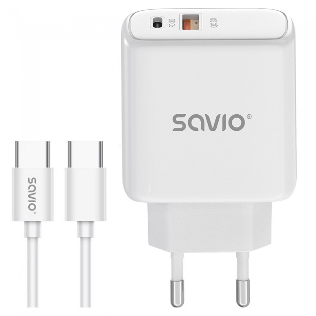 Savio LA-13 mobile device charger Universal White AC Fast charging Indoor Savio LA-13 mobile device charger Universal White AC Fast charging Indoor