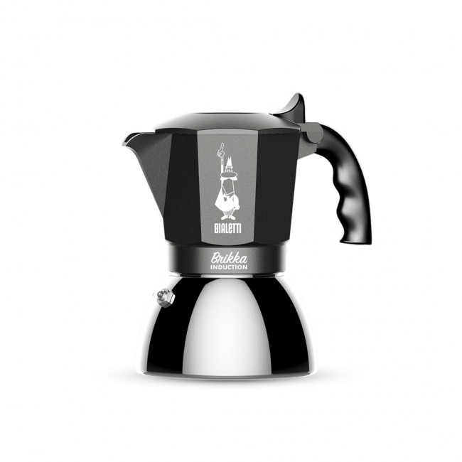 Coffee maker BIALETTI BRIKKA INDUCTION 4TZ 180 ml Anthracite, Silver Coffee maker BIALETTI BRIKKA INDUCTION 4TZ 180 ml Anthracite, Silver