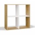 MALAX 2X2 ARTISAN/WHITE BOOKCASE