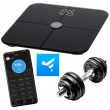 ADLER 8187b black bathroom scales