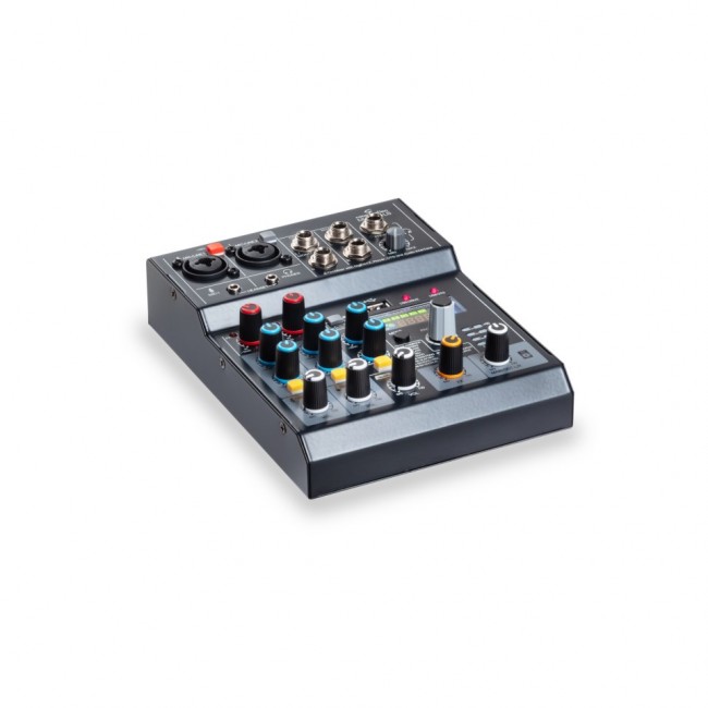 Soundsation MIOMIX 4LS - 4-kana owy mikser z efektami, Bluetooth, OTG i interfejsem audio