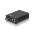 LevelOne RJ45 to ST Fast Ethernet Media Converter, Multi-Mode Fiber, 2km
