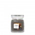 Yankee Candle Crackling Embers wax candle Cylinder Wood Grey 1 pc(s)