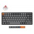 Keychron K2 Max keyboard Universal USB + RF Wireless + Bluetooth Black, Grey
